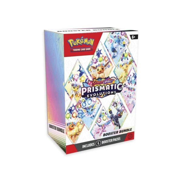 Pokemon TCG Scharlachrote und violettes prismatische Entwicklungen Booster -Bündel (6 Packungen) Eng
