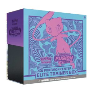 Pokemon TCG Schwert und Schild Fusion Strike Pokemon Center Elite Trainer Box Eng Eng