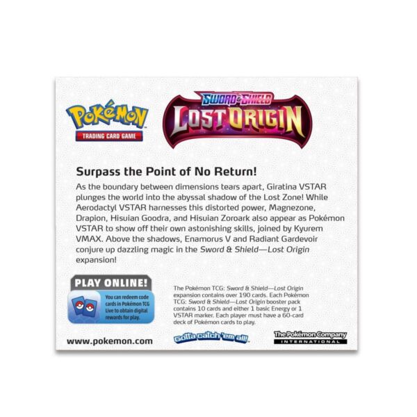 Pokemon TCG -Schwert und Schild verlorener Ursprungs -Booster -Display -Box (36 Packungen) Eng - Bild 2